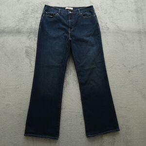 Levi's 512 Jeans Women's 14M Blue High-Rise Slimming Bootcut Denim 32" Inseam